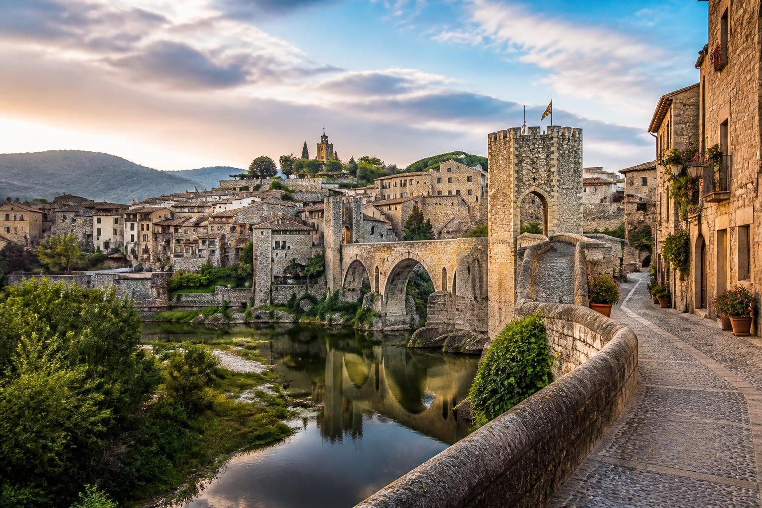 découvrez besalú en catalogne, un joyau médiéval authentique à explorer loin des foules, avec ses ruelles pittoresques, son pont emblématique et son riche patrimoine historique.