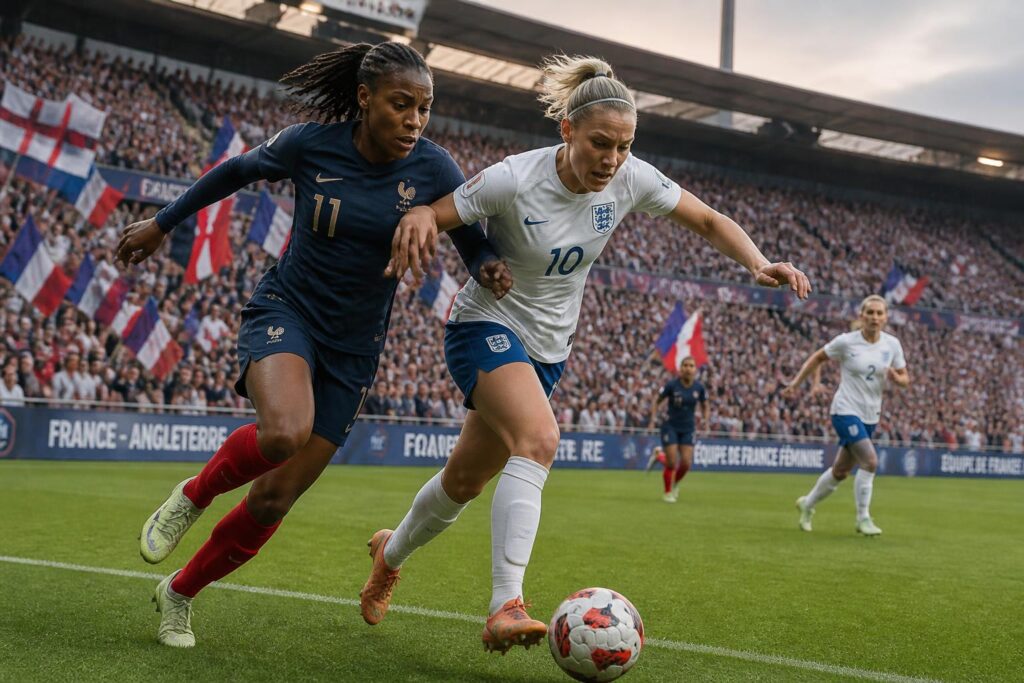 découvrez l'enjeu majeur du duel historique entre la france et l'angleterre en foot féminin, une confrontation qui transcende le sport et marque une étape importante pour le football féminin.