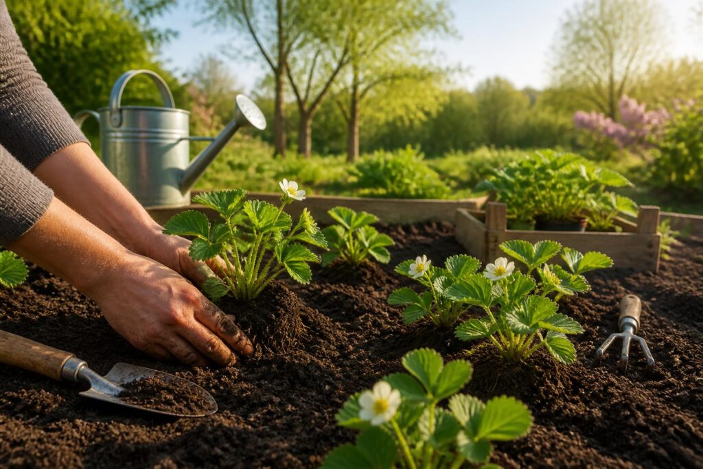 Quand planter des fraisiers : la meilleure saison pour une récolte gourmande
