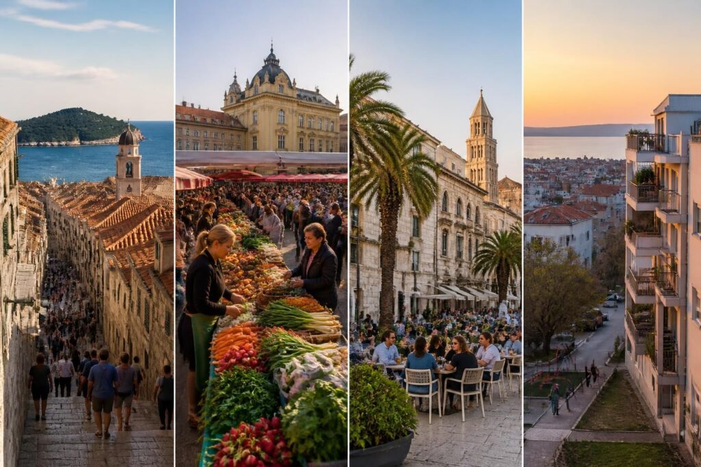 Coût de la vie en Croatie : quelles villes offrent le meilleur rapport qualité-prix ?