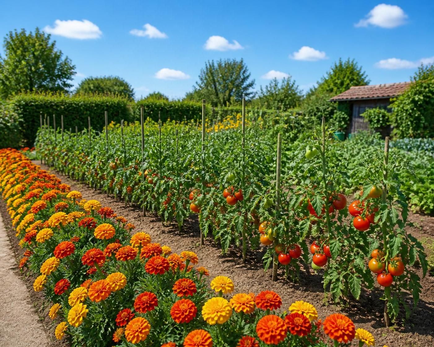 découvrez comment associer œillets d’inde et tomates pour protéger naturellement votre potager des pucerons grâce à cette astuce de jardinage écologique.