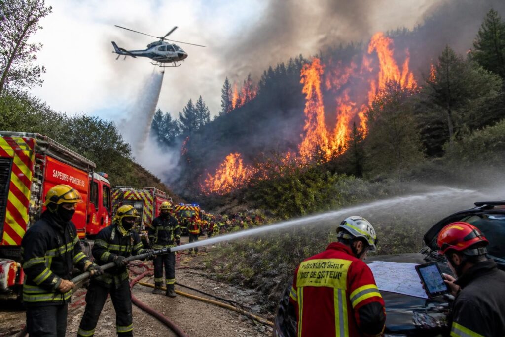 découvrez comment les équipes de secours coordonnent leurs opérations lors des incendies de forêt majeurs dans rescue ops wildfire, combinant stratégie et rapidité pour sauver des vies et protéger les territoires.
