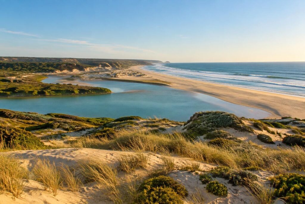 Melides au Portugal : dunes sauvages, lagune et plages tranquilles