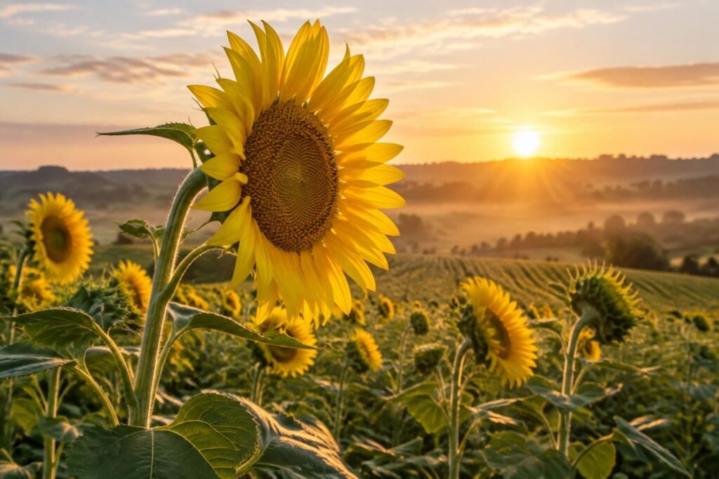 Que signifie le tournesol, cette fleur tournée vers la lumière ?