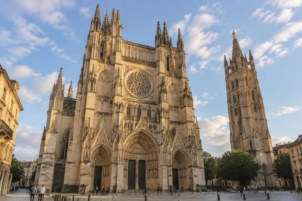La cathédrale Saint-André de Bordeaux, gothique et classée Unesco